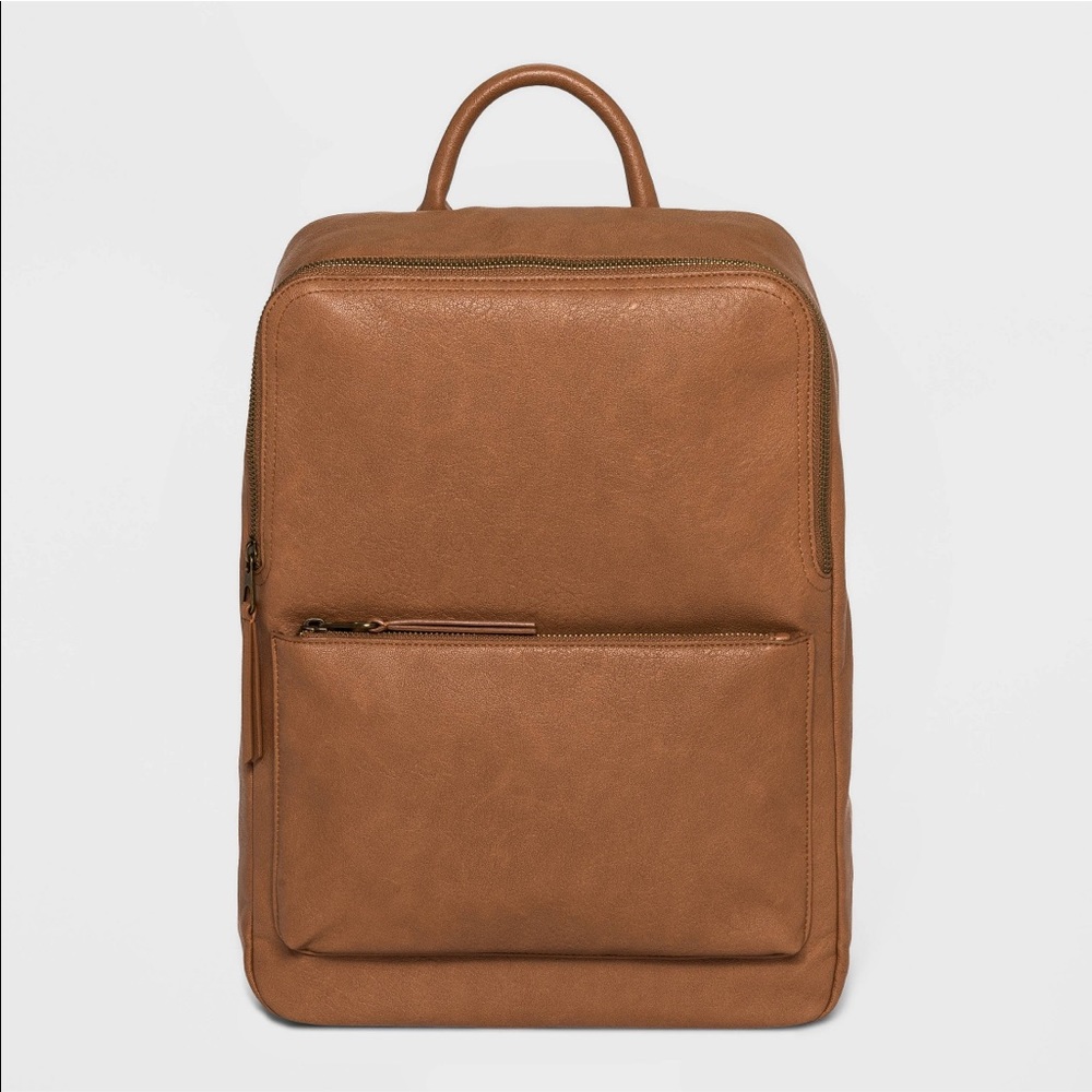 Universal Thread Square Backpack in Cognac